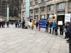 Одесситы провели в Кёльне акцию против политики Зеленского и произвола ТЦК