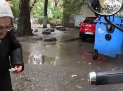 В Одессе курьер отдал свои чаевые бабушке, которая собирала бутылки – видео