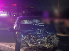 Одесский полицейский влетел в блокпост и сбил военкома