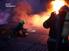 Масштабный пожар произошел в Одессе