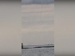 У побережья Одессы засняли водяной смерч