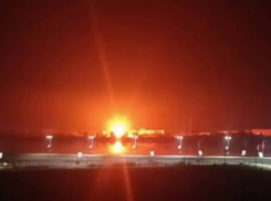 Появилось видео ночной атаки ВС РФ по военным объектам в Одесской области