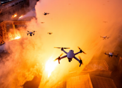 Болград в Одесской области полыхал под ударом 20 «Гераней»