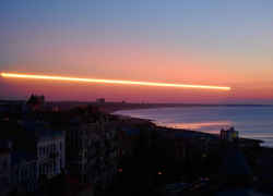 Ночью в небе над Одессой горожане ловили НЛО