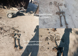 Житель Килии во время земляных работ обнаружил старинное захоронение
