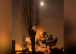 Появились кадры ночной ракетной атаки на Одесскую область