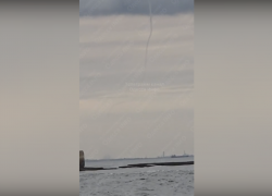 У побережья Одессы засняли водяной смерч