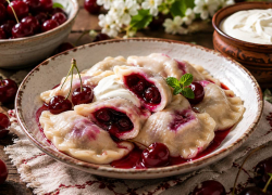 Вареники с вишней по-одесски летний вкус, ради которого можно испачкать всю рубашку