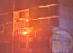 В сети появилось видео момента удара дрона «Герань» по Одессе