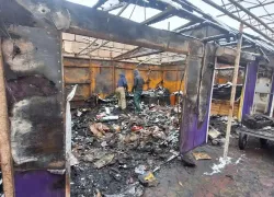 В Одесской области из-за работы генератора чуть не сгорел рынок