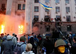 Европа признала Украину виновной в сожжении людей в одесском Доме профсоюзов