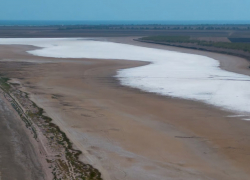 Соль вместо воды: на Одесчине высыхают лиманы и реки