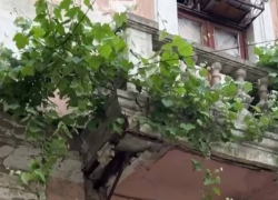 В Одессе с исторического здания обвалился балкон