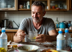 Мужик с похмелья выпил всю бытовую химию дома в Одессе