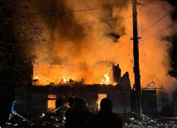 Появились кадры мощных взрывов ночью в Одессе