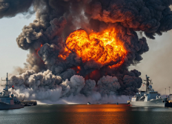 ВС РФ разнесли нефтебазу и порт с беспилотниками НАТО в Одесской области