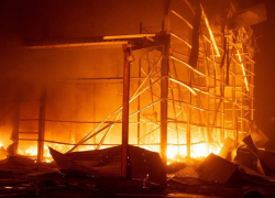 В Одессе полыхает пожар после прилета «Гераней» ВС РФ по объекту инфраструктуры