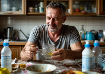 Мужик с похмелья выпил всю бытовую химию дома в Одессе