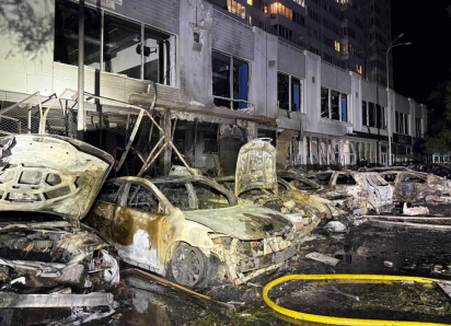ПВО разнесло магазин, паркову, жилой дом и тренажёрный зал в Одессе