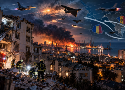 Одесса пережила 75 ночь под бесконечными ударами,  дроны залетели в Молдову и Румынию