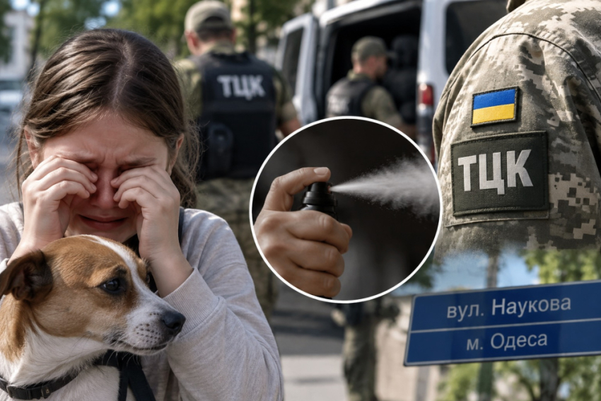 В Одессе не смогли найти сотрудника ТЦК, обжегшего газом глаза 12-летней девочке