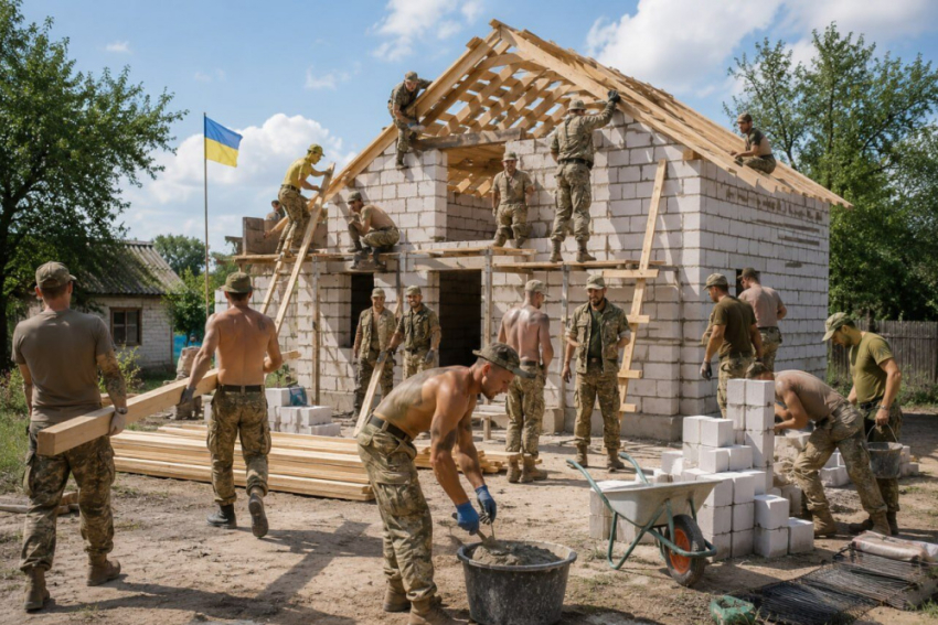 В Одесской области командир ВСУ заставил 80 военнослужащих строить ему дом