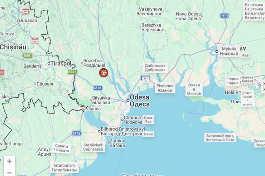 В Одесской области снова произошло землетрясение