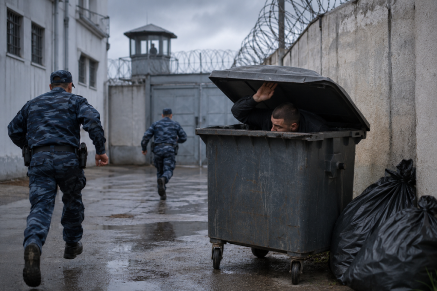 В Одессе побег из СИЗО оформили как вывоз мусора