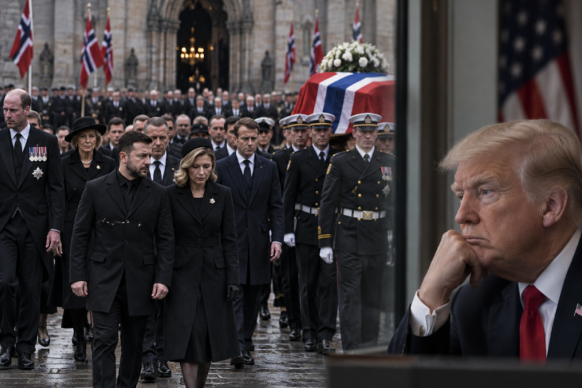 Трамп не приехал проститься с королём Норвегии: что Вашингтон показал Европе