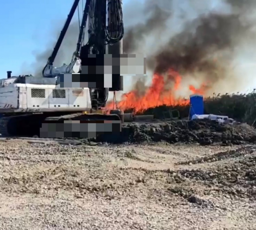 В Одессе очередной полевой пожар