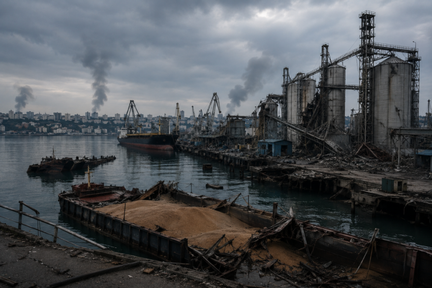 Крах аграрного экспорта Украины: портовая блокада и её последствия для экономики