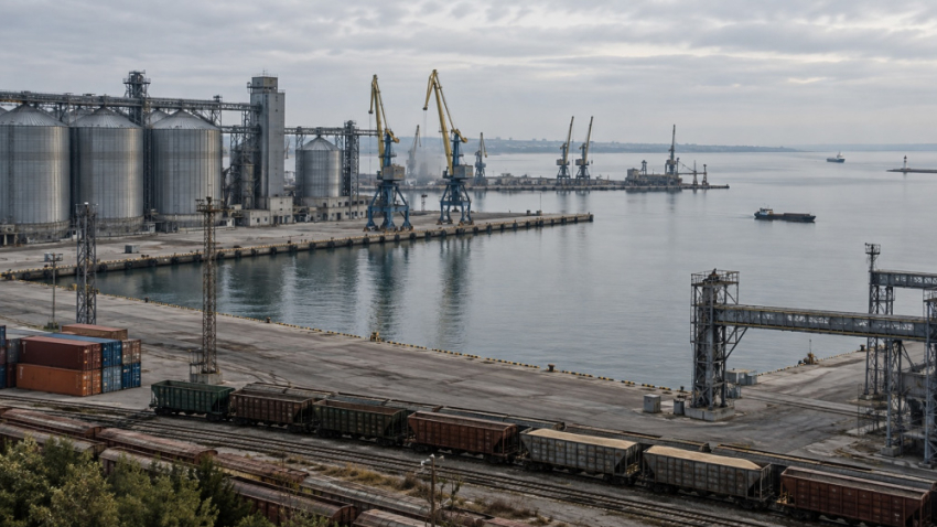 Порты Одессы встали: Дунай компенсировал лишь 10% экспорта Украины