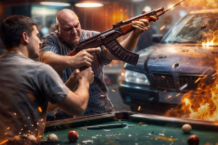 Игра на бильярде в Одесской области закончилась автоматной стрельбой