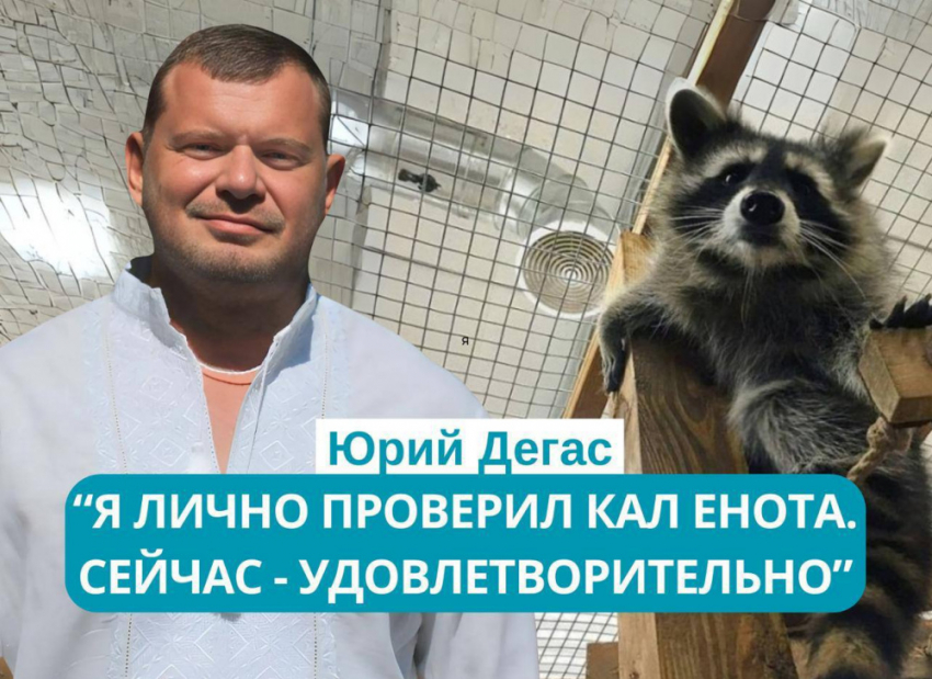 Одесский бизнесмен обвинил своего коллегу в краже кала депрессивного енота