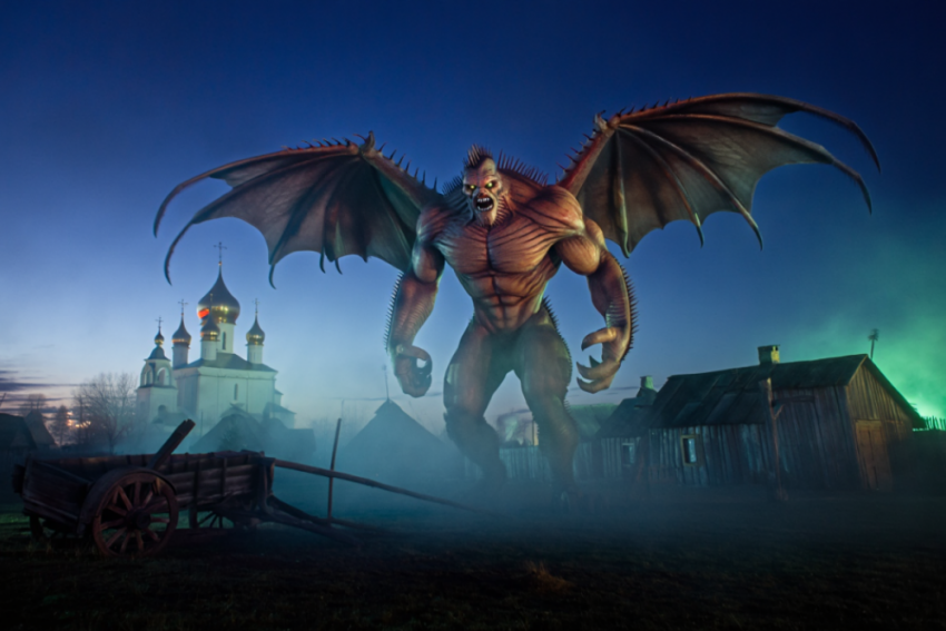 Как и предсказывал одесский пророк, Украинские сёла атаковала жуткая Чупакабра