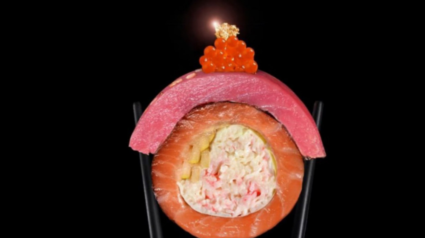 В Одессе появился премиум-ролл с золотом