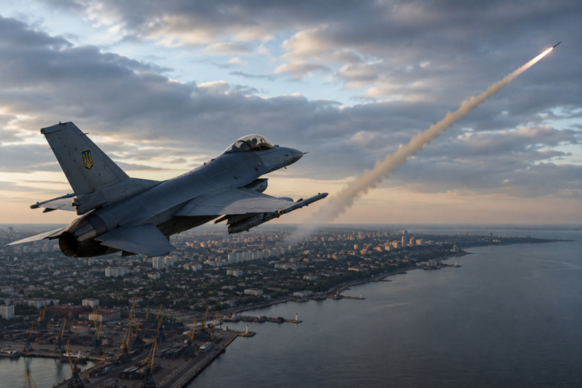 Над Одессой заметили новую тактику применения F-16