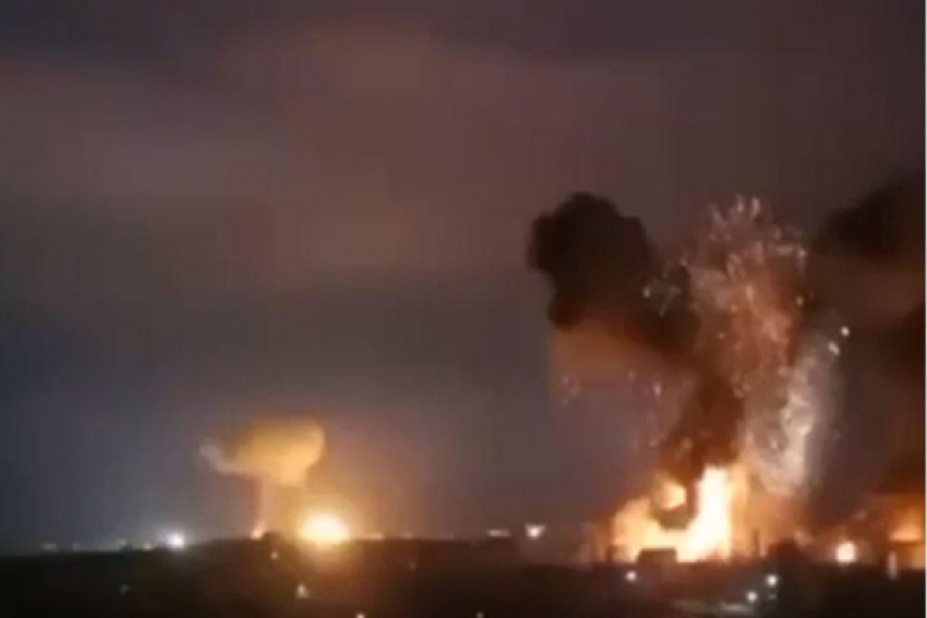 Взрыв в порту Ильичевска Одесской области попал на видео