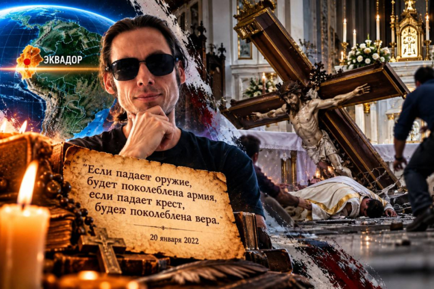 Крест убил священника в Эквадоре: сбылось пророчество одессита Гиперборея