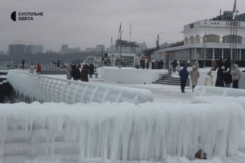 Глобальное обморожение: в Одессе наступил ледниковый период