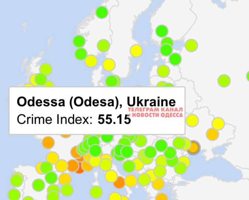 Одесса оказалась самым преступным городом в Украине
