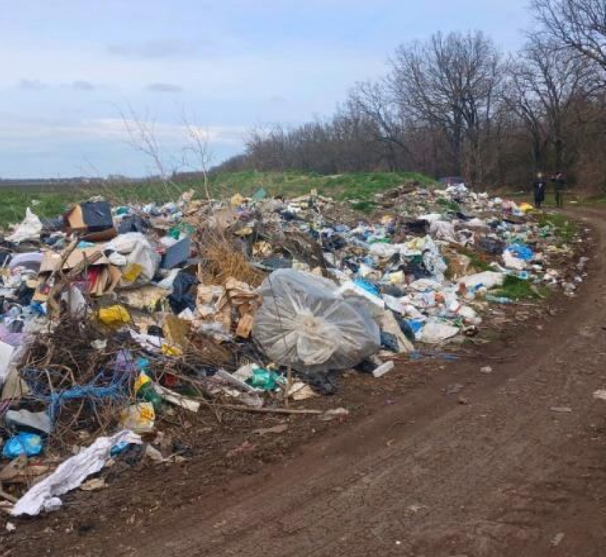 В Одесской области ликвидировали стихийную свалку