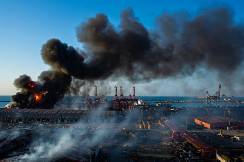 «Герани» ВС РФ разнесли объект энергетической инфраструктуры в Одесской области