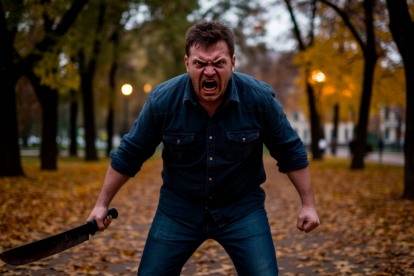 В Одессе на женщину напал душегуб-грабитель, а на мужика боец с мачете