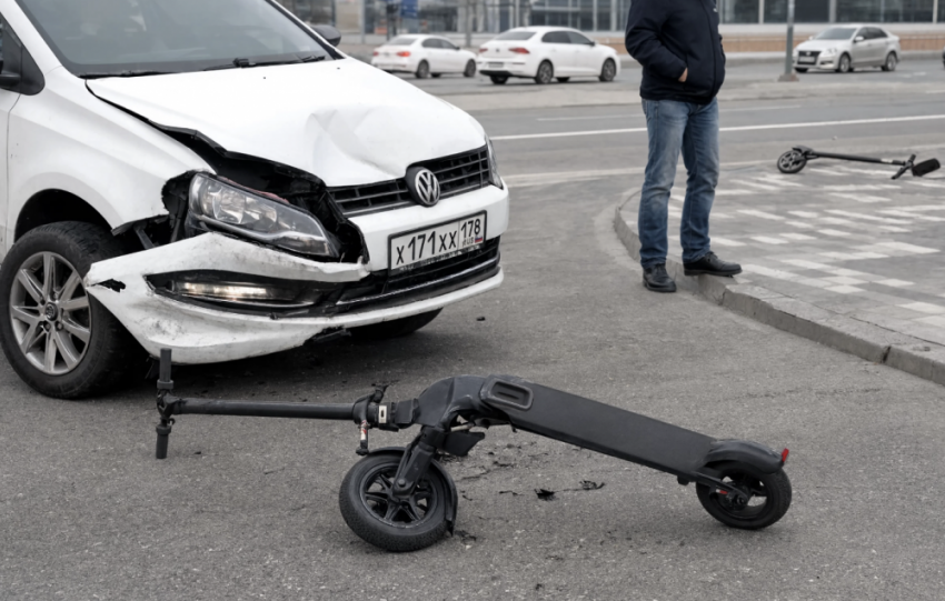 Одесса стала лидером по числу ДТП с электросамокатами