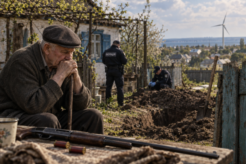 В Одесской области дед застрелил внука, закопал во дворе и сказал, что тот ушёл в ВСУ