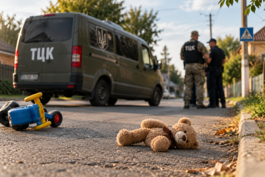 В Одесской области пьяный ТЦКашник сбил двухлетнего ребёнка